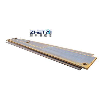 Black Metal Carbon Steel Plate Untuk Stamping Mesin Bagian Side Plate Flame Cutting Bagian